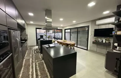 Casa em condomínio fechado com 4 quartos à venda na avenida presidente juscelino kubitschek de oliveira, 901, jardim flamboyant, paulínia, 266 m2 por r$ 2.660.000