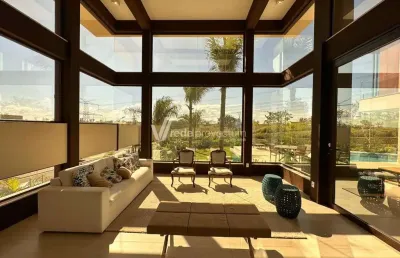 Casa em condomínio fechado com 4 quartos à venda na rua das palmas, 1, alphaville dom pedro, campinas, 445 m2 por r$ 5.800.000