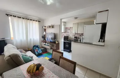Apartamento com 2 quartos à venda na rua visconde de congonhas do campo, 1161, loteamento parque são martinho, campinas, 45 m2 por r$ 240.000