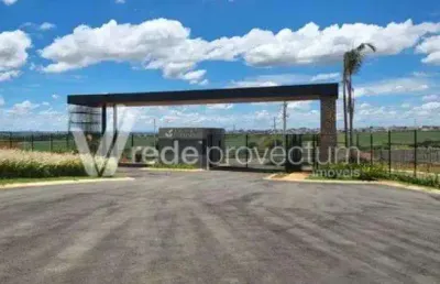 Terreno em condomínio fechado à venda na estrada municipal pln, s/n°, são bento, paulínia por r$ 215.000
