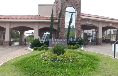Terreno em condomínio fechado à venda na estrada municipal do roncáglia, 1090, residencial mont' alcino, valinhos por r$ 450.000