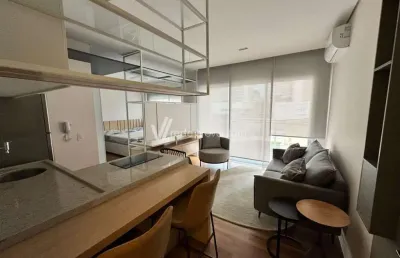 Apartamento com 1 quarto para alugar na rua alecrins, 370, cambuí, campinas, 39 m2 por r$ 4.500