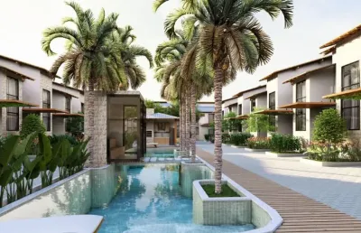 Investimento na planta duplex com 2 suites 87mts - orla de porto seguro ba