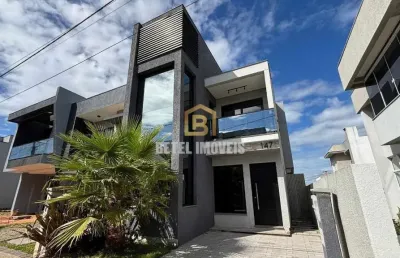 Casa em condomínio fechado com 3 quartos à venda na rua tancredo neves, 990, jansen, gravataí por r$ 950.000