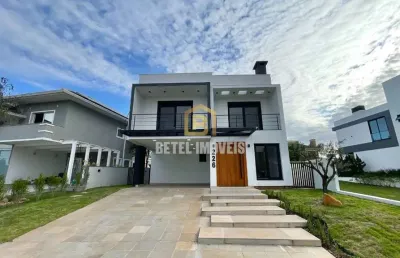 Casa em condomínio fechado com 4 quartos à venda na avenida alphaville, 2745, alphaville, gravataí por r$ 2.400.000