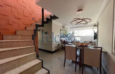 Cobertura com 3 dormitórios à venda, 250 m² por r$ 1.195.000 - freguesia de jacarepaguá - rio de janeiro/rj
