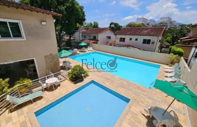 Casa à venda em rio de janeiro, pechincha, com 3 quartos, com 170 m², condomínio villagio verde