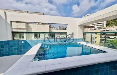 Cobertura à venda em rio de janeiro, flamengo, com 4 quartos, com 212 m², condomínio imperial palms