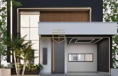 Casa à venda em indaiatuba, loteamento park gran reserve, com 3 suítes, com 136.87 m²