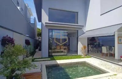 Casa à venda em valinhos, vila sonia, com 4 suítes, com 238.56 m², condominio cedros do libano