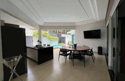 Sobrado jardins mônaco com 340 m² e 5 quartos com 4 suítes. aparecida de goiânia