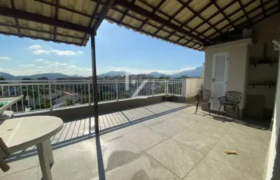Cobertura à venda em rio de janeiro, taquara, com 3 quartos, com 124 m², via alto mapendi
