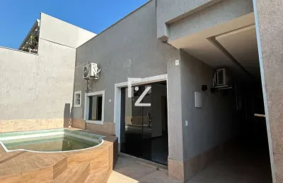 Casa com design integrado e área gourmet no condomínio vale do rio grande