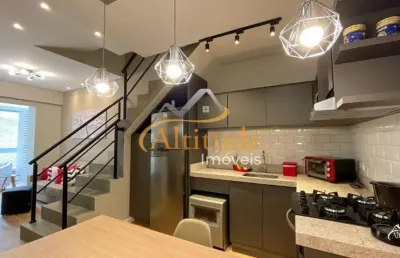 Lindo apartamento mobiliado e decorado no gaudi loft design