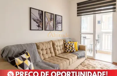 Oportunidade em campos do jordão! apartamento com varanda envidraçada e decoração impecável