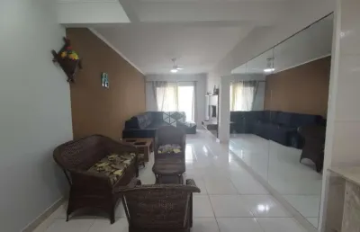 Apartamento a venda na praia grande, bairro ocian, com  2 quartos, 1 suíte e 1 vaga