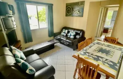Apartamento a venda na praia grande, no caiçara, com 2 dorms, 1 vaga