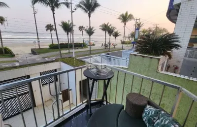 Apartamento a venda na praia grande, bairro jd real. 2 quartos, 1 suite e 1 vaga.