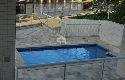 Apto vista mar a venda em vila mirim praia grande sp 50 mts da praia