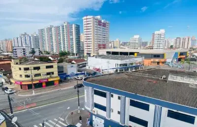 Kitão a venda na praia grande, bairro ocian, com 1 quarto e 1 vaga