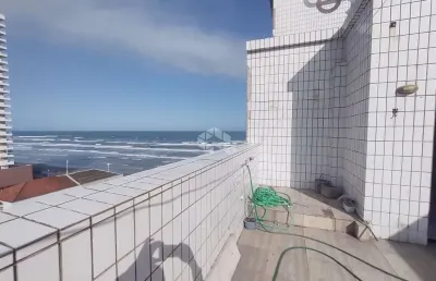 Cobertura duplex a venda em monguaga, com 2 quartos, piscina e 1 vaga