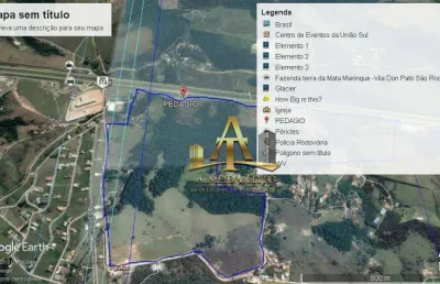 Excelente área à venda - ideal para implantação de centro logístico - área terreno 324.000 m² - próximo ao aeroporto catharina - confira!!!