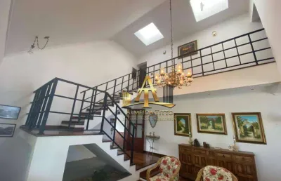 Casa à venda no alphaville residencial 9 com 4 suítes, piscina e churrasqueira