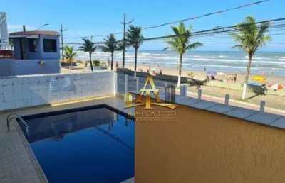 Casa com 3 dormitórios à venda, 110 m² por r$ 450.000,00 - atlântica - mongaguá/sp