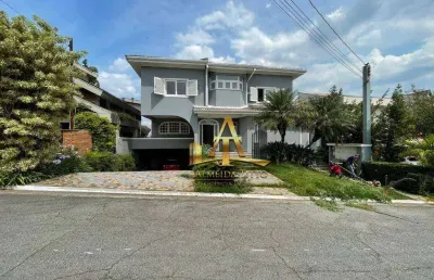 Casa com 4 dormitórios para alugar, 450 m² por r$ 17.000,02/mês - residencial cinco (alphaville) - santana de parnaíba/sp