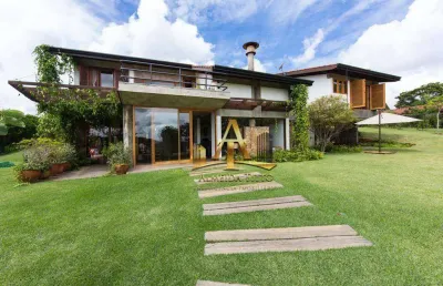 Casa com 6 dormitórios à venda, 460 m² por r$ 6.500.000,00 - est santa maria do portão - atibaia/sp
