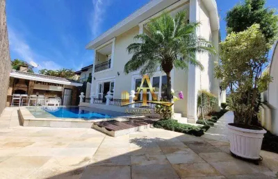 Casa com 5 dormitórios para alugar, 582 m² por r$ 28.566,67/mês - alphaville 0 - barueri/sp