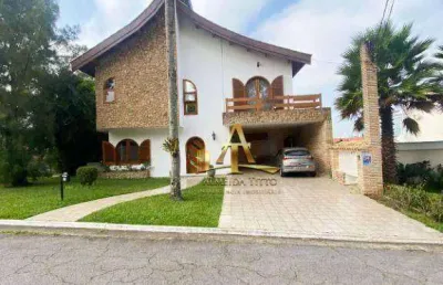 Casa para alugar, - residencial cinco (alphaville) - santana de parnaíba/sp com 5 dormitórios