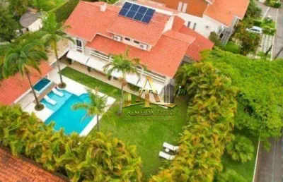 Casa com 4 dormitórios para alugar, 694 m² - residencial dez - alphaville - santana de parnaíba - são paulo