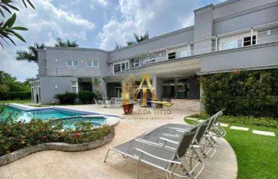 Casa com 4 suítes à venda,  com1280 m² de área construída - residencial três (tamboré) - santana de parnaíba- são paulo