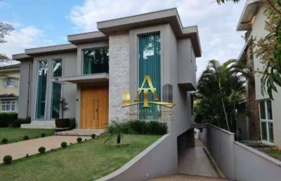 Casa com 5 suítes à venda,  com 760 m² de área útil - residencial dez  -alphaville - santana de parnaíba- são paulo