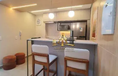 Apartamento mobiliado à venda no condomínio ultra vista bela - centro - osasco