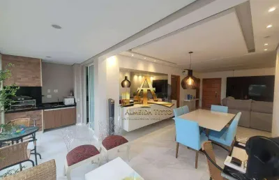 Apartamento com 3 dormitórios à venda, 136 m² por r$ 1.847.000,00 - centro empresarial tamboré - santana de parnaíba/sp
