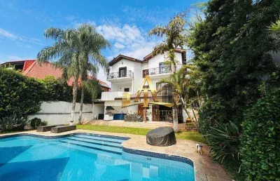 Casa com 4 dormitórios à venda, 520 m² por r$ 9.900.000 - residencial 1 em alphaville/sp