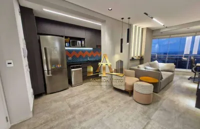 Apartamento mobiliado à venda no condomínio wave - alphaville - barueri - sp