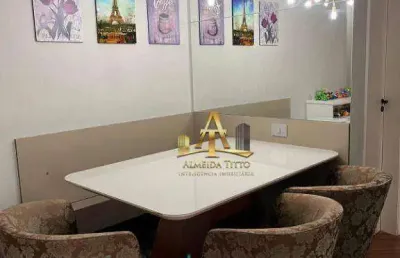 Apartamento com 3 dormitórios à venda, 60 m² por r$ 490.000 - edifício mahattan - centro - osasco - são paulo.
