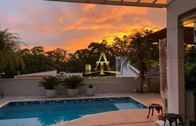 Casa com 4 suítes para alugar, 400 m² por r$ 29.458/mês - alphaville - santana de parnaíba - são paulo