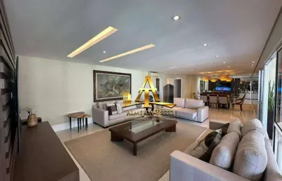 Apartamento com 3 suítes para locação, 212 m²  - alphaville industrial - barueri- são paulo