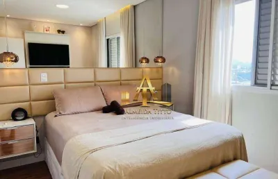 Apartamento mobiliado com 3 dormitórios à venda ou locação com 70 m² - vivendas de maria fernanda - santana de parnaíba/sp