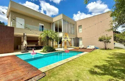 Casa com 4 suítes à venda, 410 m² por r$ 3.500.000 - cond. nova higienópolis - jandira/sp