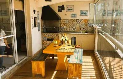 Apartamento com 3 suítes para alugar, 168 m² - alphaville industrial - barueri/sp