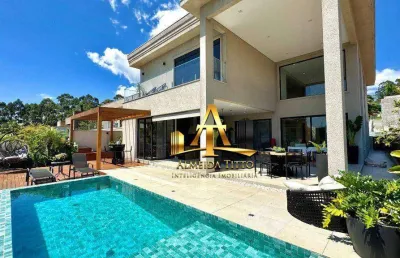 Casa com 4 dormitórios à venda, 457 m² por r$ 8.000.000 - tamboré 11 - santana de parnaíba/sp