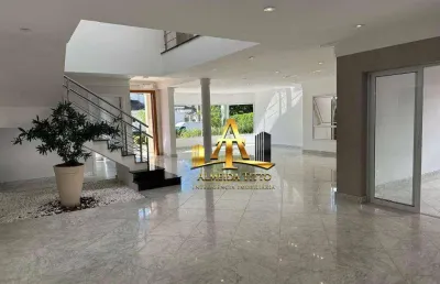 Casa com 4 suítes  à venda, 530 m² por r$ 9.500.000 - residencial dois (tamboré) - santana de parnaíba - são paulo