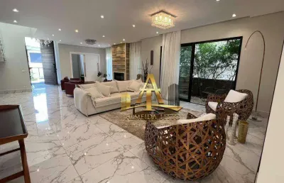 Casa mobiliada para locação no condomínio residencial tamboré 10 - alphaville - sp