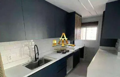 Apartamento com 3 dormitórios e 2 vagas 109,36 m² - venda ou locação - condomínio bellini alphaville - barueri/sp.