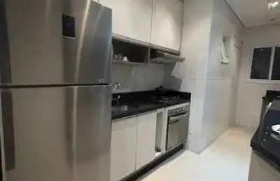 Apartamento com 3 dormitórios para alugar, 70 m² - vivendas de maria fernanda - santana de parnaíba/sp